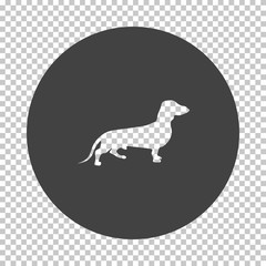 Dachshund dog icon