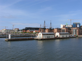 Fototapeta na wymiar Port of Gothenburg