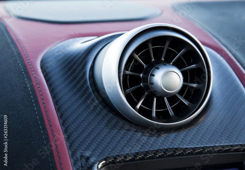 ventilation hole in a sports car