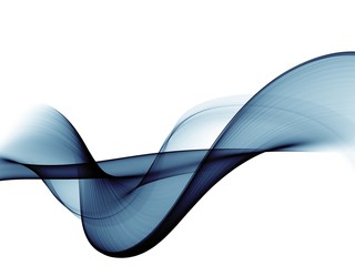 Abstract background, blue waved lines for brochure, website, flyer design