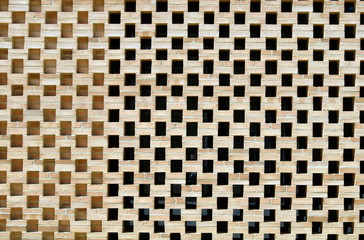 Hintergrund Klinkerfassade mit Löchern