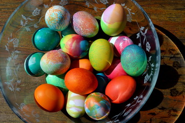 Gefärbte Ostereier