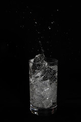 グラスの中のスプラッシュ