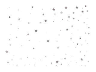 Random falling silver stars