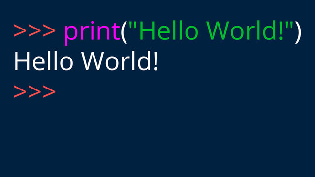 Hello World simple beginner Python Program