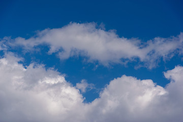 blue sky with white clouds
