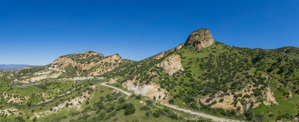 Hiking Path through California Grass Canyon