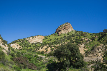 Trail Beneath a Rocky Butte