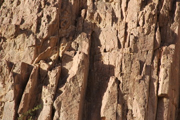 yellow rocks under the sun