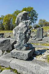 Obraz premium Ancient Ruins at archaeological site of Philippi, Eastern Macedonia and Thrace, Greece
