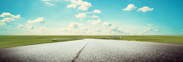 Fototapeta premium Panoramic road highway