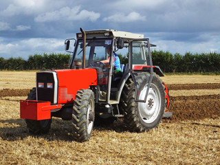 Tractor Ploughing at an agricultural Show