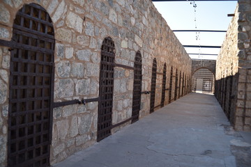 Yuma, AZ., U.S.A. Jan. 27, 2017. Arizona’s Yuma Territorial Prison State Historic Park; On July 1, 1876, the first seven inmates entered the Territorial Prison at Yuma into cells they built themselves