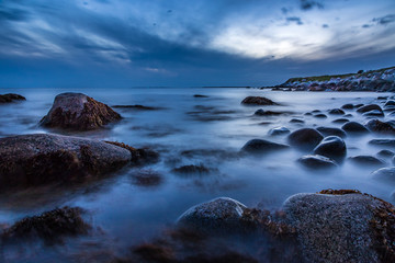 Seascapes from Atlantic Canada along the coastal shoreline.