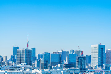 東京の風景 Tokyo city skyline , Japan