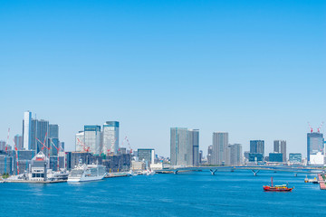 Fototapeta premium 晴海の風景 Landscape of Tokyo city