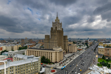 Fototapeta na wymiar Ministry of Foreign Affairs buiding - Moscow, Russia