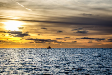 Seascape scenery from the Atlantic Coast of Canada.
