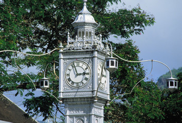 uhrturm auf seychellen