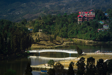 Fototapeta premium Mirik Lake Darjeeling