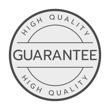 High quality guarantee logo vector.