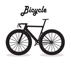 Fix bike cartoon style for sign, web, print, business, vector illustration Eps 10.