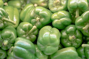 Fototapeta na wymiar Wallpaper texture fresh green pepper 