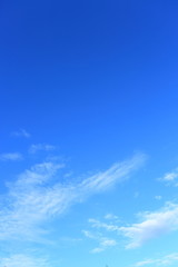 clear blue sky background