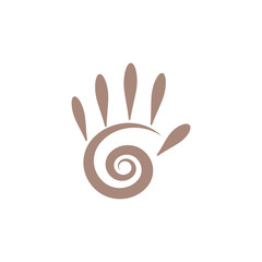 Fototapeta na wymiar hand symbol, vector icon