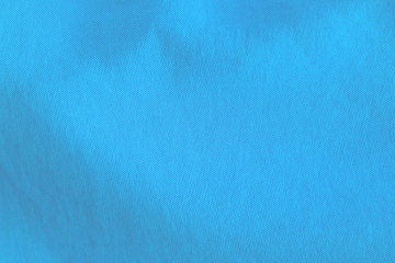 Background texture of wavy ​blue cutton.