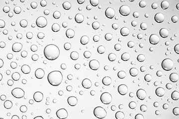 Water drops and bubbles background