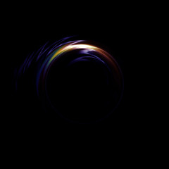 circle flare with rays