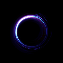 circle flare with rays