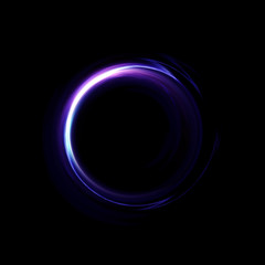 circle flare with rays