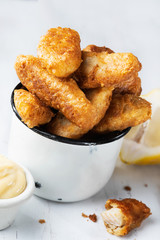 golden breaded fish fingers