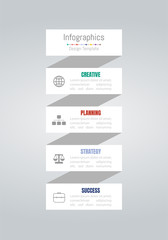 Infographic design elements for your business data with 9 options, parts, steps, timelines or processes. Vector Illustration.
