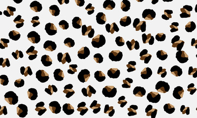 Leopard print. Animal skin pattern.