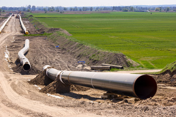 The route of the new natural gas pipeline runs through the state of Brandenburg.