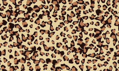 Leopard print design. Animal skin pattern.