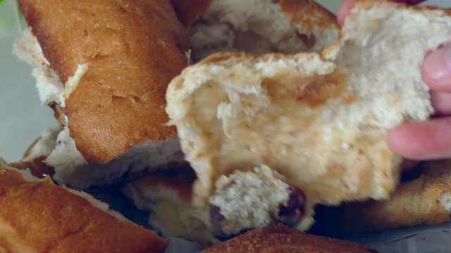 stale bread and material damage, hungry people and bread wastage,