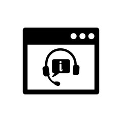 Fototapeta premium Online Support Icon