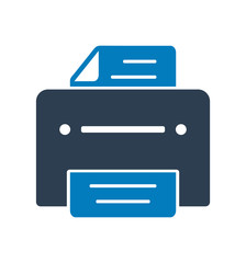 Printer Icon. Flat style vector.