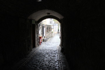 Obraz premium Light at the end of the tunnel