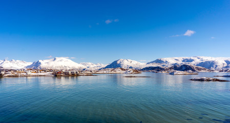 Sommaroy, a populated island located about 36 kilometres west of the city of Tromso in the western part of Troms county, Norway.