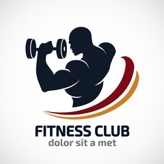 fitness vector logo design template,design for gym and fitness vector