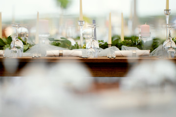 setting for guest wedding table 