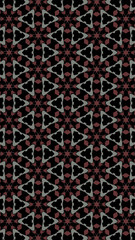 Ornate geometric pattern and abstract colored background