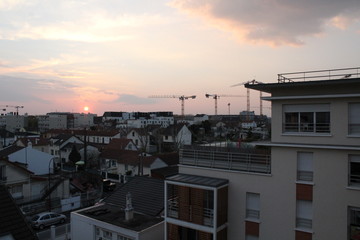 coucher de soleil paris île de France