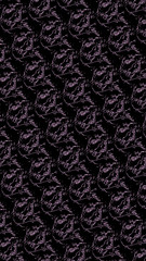 Ornate geometric pattern and abstract colored background