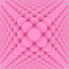 Background abstract sphere geometric, molecule style concepture inter-locked pyramids for design, graphic resource. 3D render.